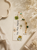 Sip, Flip, Repeat Acrylic Bookmark w/ Charm